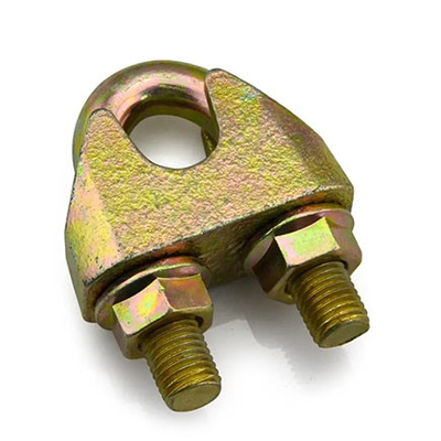 DIN1142 Galvanized Malleable Cross wire rope clamp, wire rope clips supplier