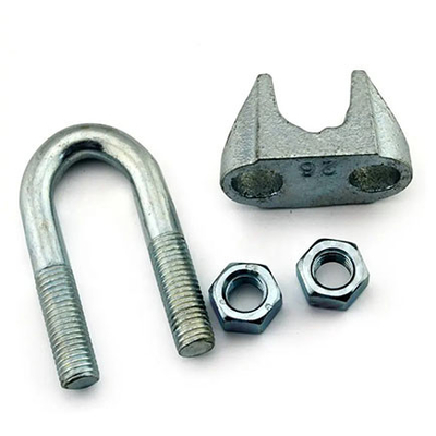 DIN741 Wire Rope Clips,Electro Galvanized Cast Iron Malleable Steel Adjustable supplier
