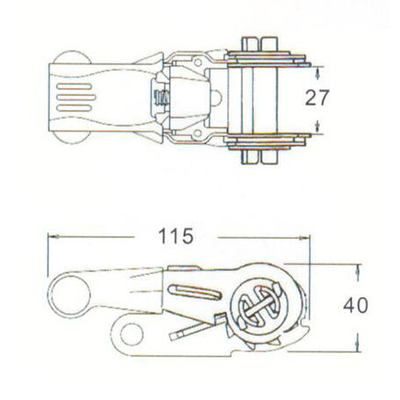 1&quot; Ratchet Buckle with Rubber Handle, Ratchet Buckle from China supplier