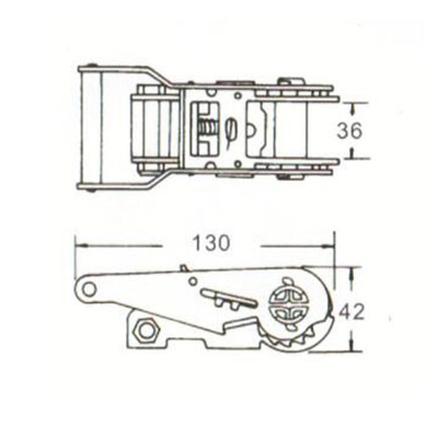 1.5&quot;*2000kgs Ratchet Buckle with Steel Handle, Ratchet Buckle supplier supplier