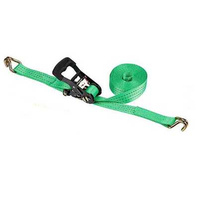 1.5'' 3000kg polyester Rubber Coated handle cargo lashing strap ratchet belt strap supplier