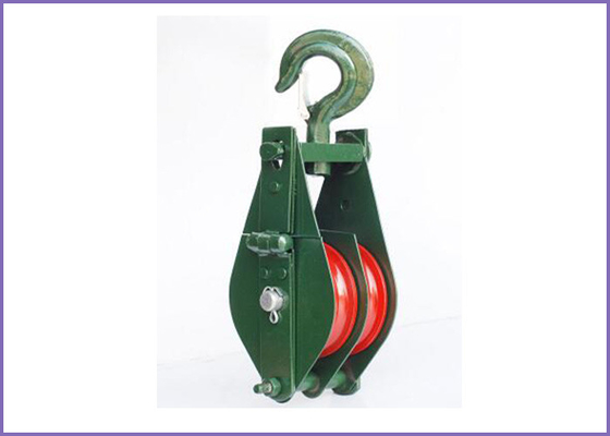 B081 Open Type Pulley Block With Hook, single sheave /double sheave supplier