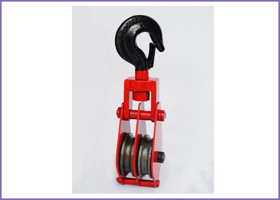 B089 Snatch Pulley Block Double Sheave With Swivel Hooks from China supplier