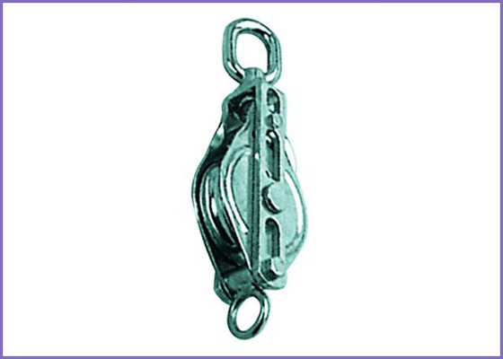 B149 Stainless Steel Closed Type Double Wheel Block with Swivel Eyes supplier