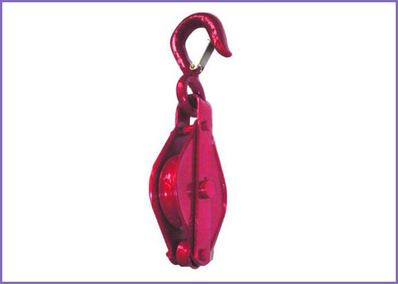 B155 Double Wheel Pulley With hook, Hook Type Double wheel pulley supplier