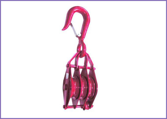 B155 Double Wheel Pulley With hook, Hook Type Double wheel pulley supplier