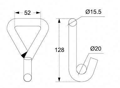Zinc Plated Single J hook from China Supplier, Dboule J hook Supplier in China supplier