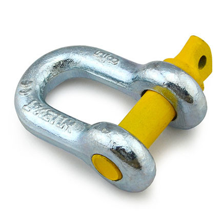 G210 Drop Forged US Type Dee Shackle with Screw Pin supplier