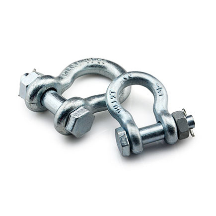 G2130 Drop Forged Anchor Shackle with Safety Bolt and Nut Lifting Shackle Wire Rope Fitting supplier
