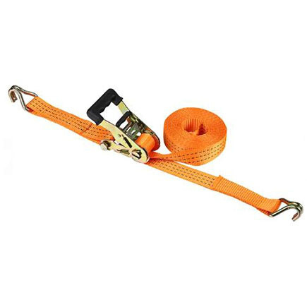 1.5'' 3000kg polyester Rubber Coated handle cargo lashing strap ratchet belt strap supplier