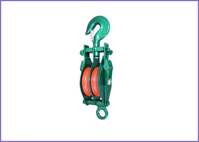 B078 Open Type Pulley Block Double Sheave With Swivel Hooks/double open supplier