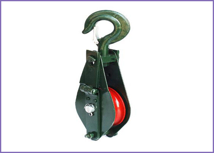 B081 Open Type Pulley Block With Hook, single sheave /double sheave supplier