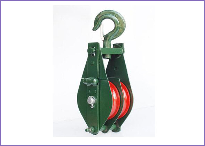 B082 Open Type Pulley Block With Hook, single sheave /double sheave supplier