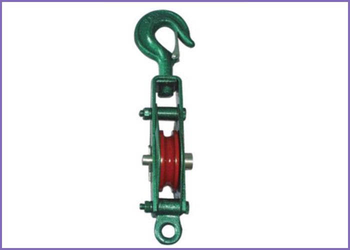 B086 Closed Type Snatched Pulley Block Single Sheave With Swivel Hook supplier