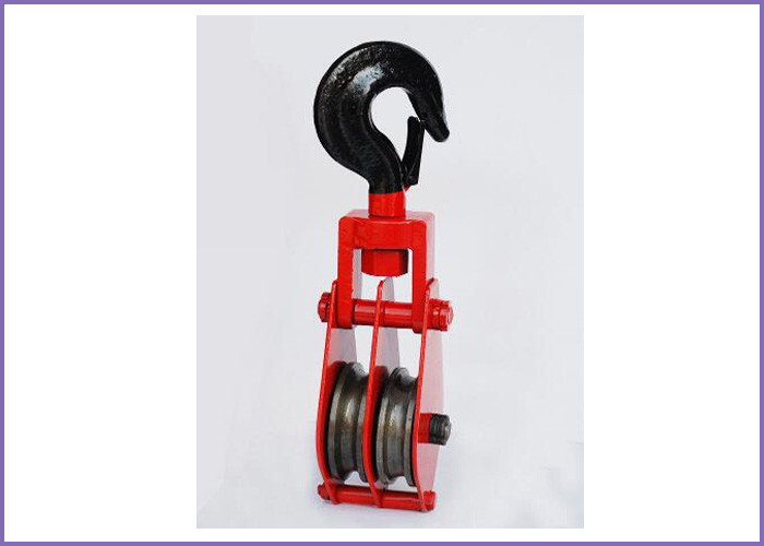 B089 Snatch Pulley Block Double Sheave With Swivel Hooks from China supplier