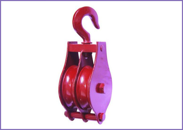 B095Korean Type Double Sheave Closed Pulley Block with Swivel Hook supplier