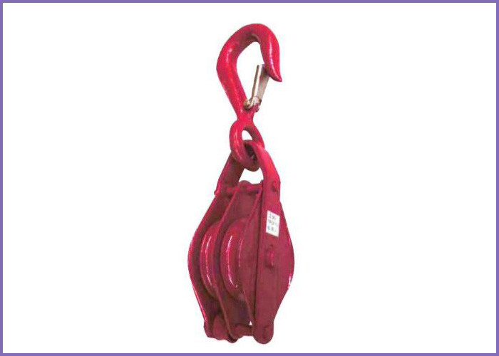 B155 Double Wheel Pulley With hook, Hook Type Double wheel pulley supplier