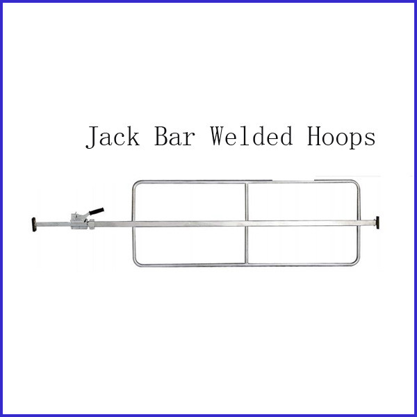 Jack Bar Welded Hoops/1.5&quot; jack bar with hoops for truck transportation supplier