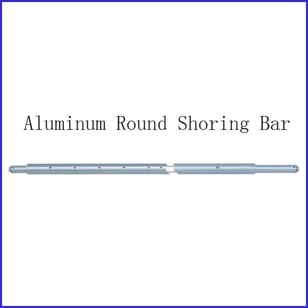 42mm Aluminum Round Shoring Bar for truck transportation, Aluminum Shoring Bar supplier